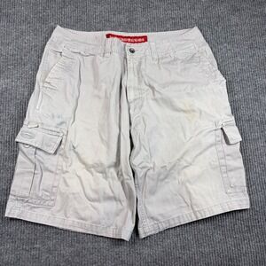 Ecko Unltd Shorts Men's 36 1972 Denim Foundry Mens Cargo Shorts Cotton Y2K Baggy